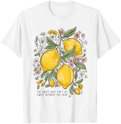 Amazon.com: Summer Lemon Fruits Sunset T Shirt, Funny Tropical